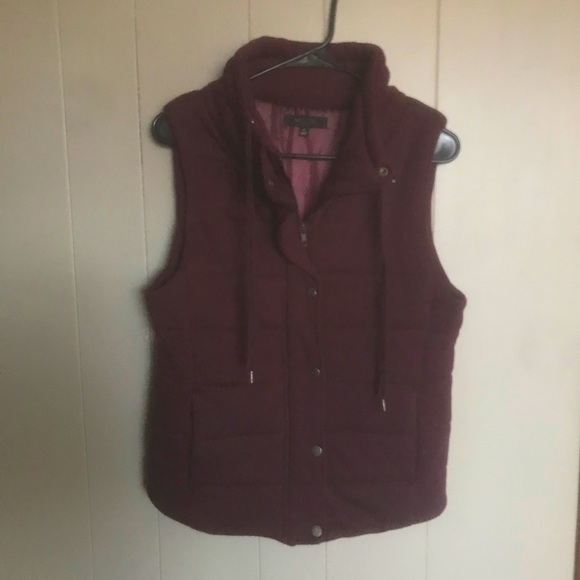 Women’s Burgundy Soft Vest - Medium - Picture 1 of 2